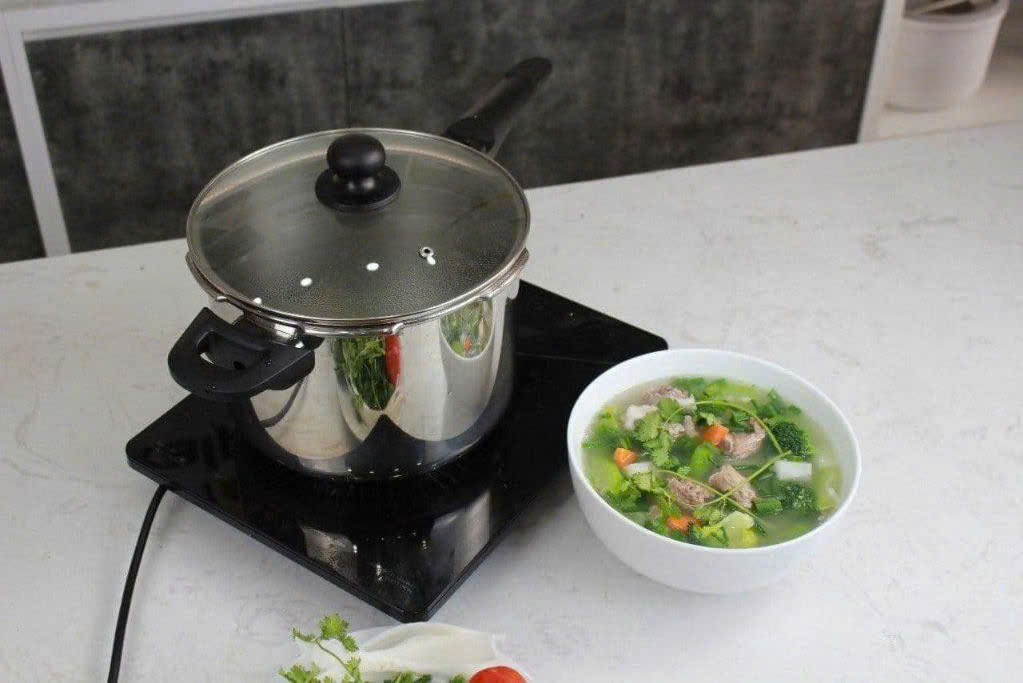 NỒI ÁP SUẤT ĐUN TỪ 6 LÍT KALPEN P2  TẤT CẢ TRONG 1