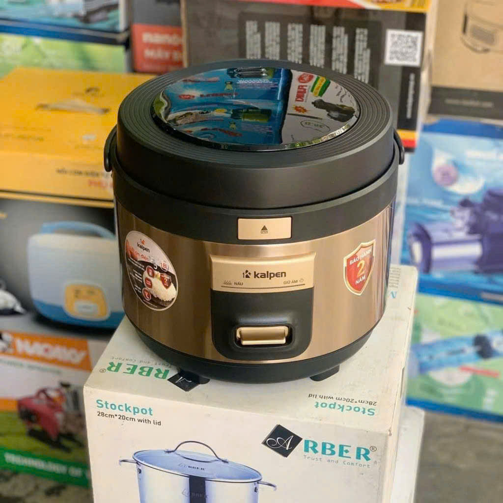 NỒI CƠM ĐIỆN CAO CẤP Ủ ẤM 3D KALPEN R5 DUNG TÍCH 1,8L