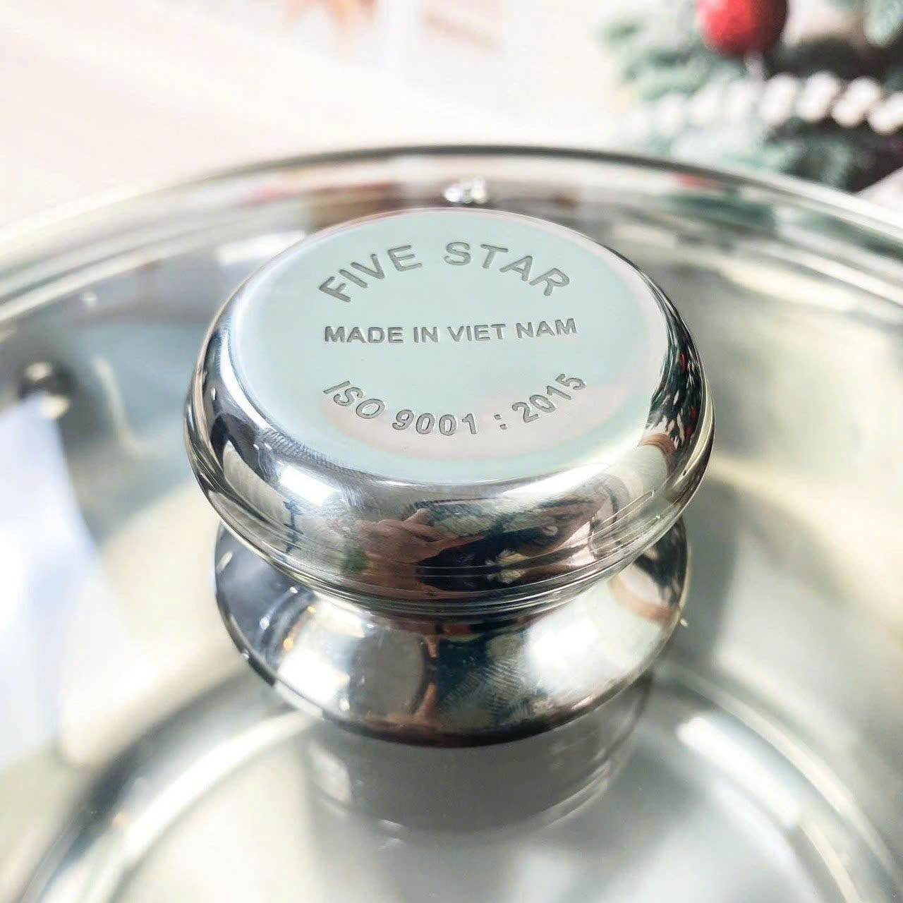 Nồi luộc gà Inox 304 thân cao 3 đáy Fivestar Plus 28cm