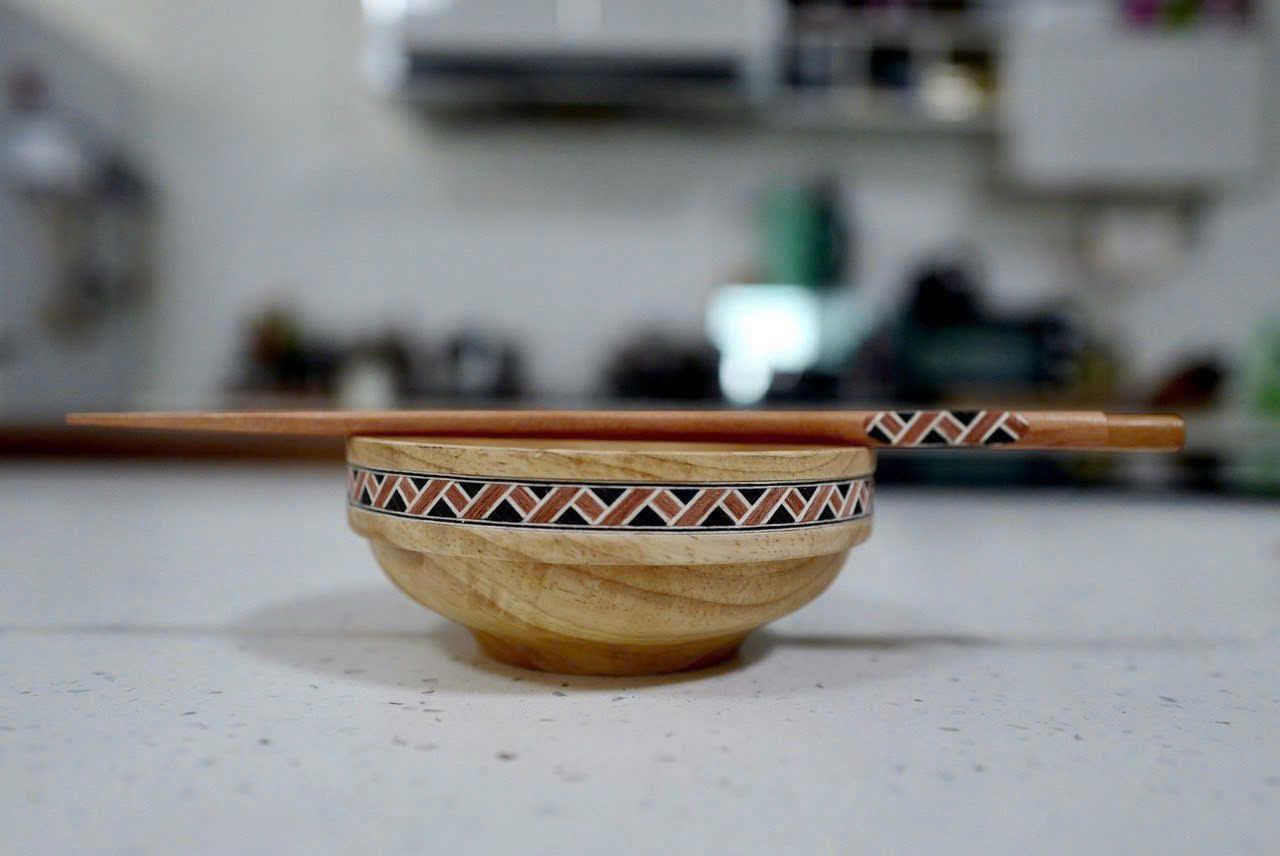 Set 10 đôi đũa gỗ ÓC CHÓ Nhật Bản