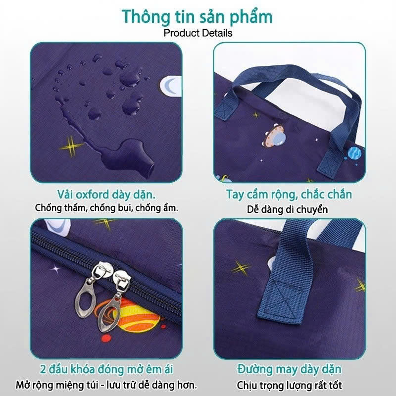 Set 3 túi đựng chăn màn