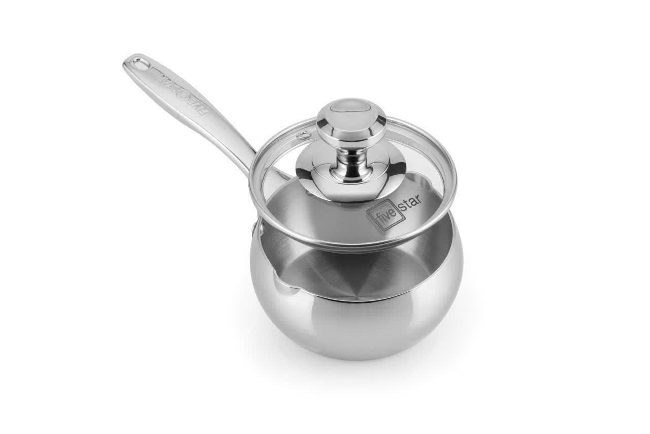QUÁNH INOX ĐÚC LIỀN KHỐI HÌNH TÁO FIVESTAR 14CM – ĐẲNG CẤP NHÀ BẾP HIỆN ĐẠI
