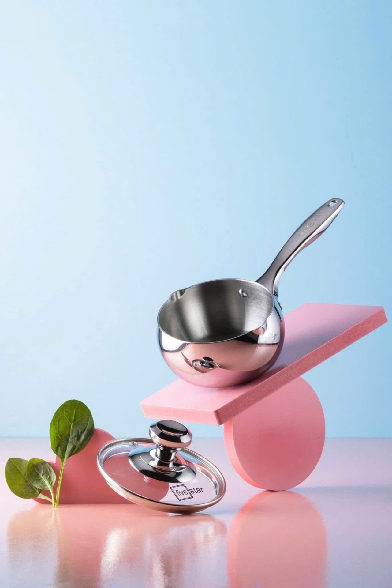 QUÁNH INOX ĐÚC LIỀN KHỐI HÌNH TÁO FIVESTAR 14CM – ĐẲNG CẤP NHÀ BẾP HIỆN ĐẠI