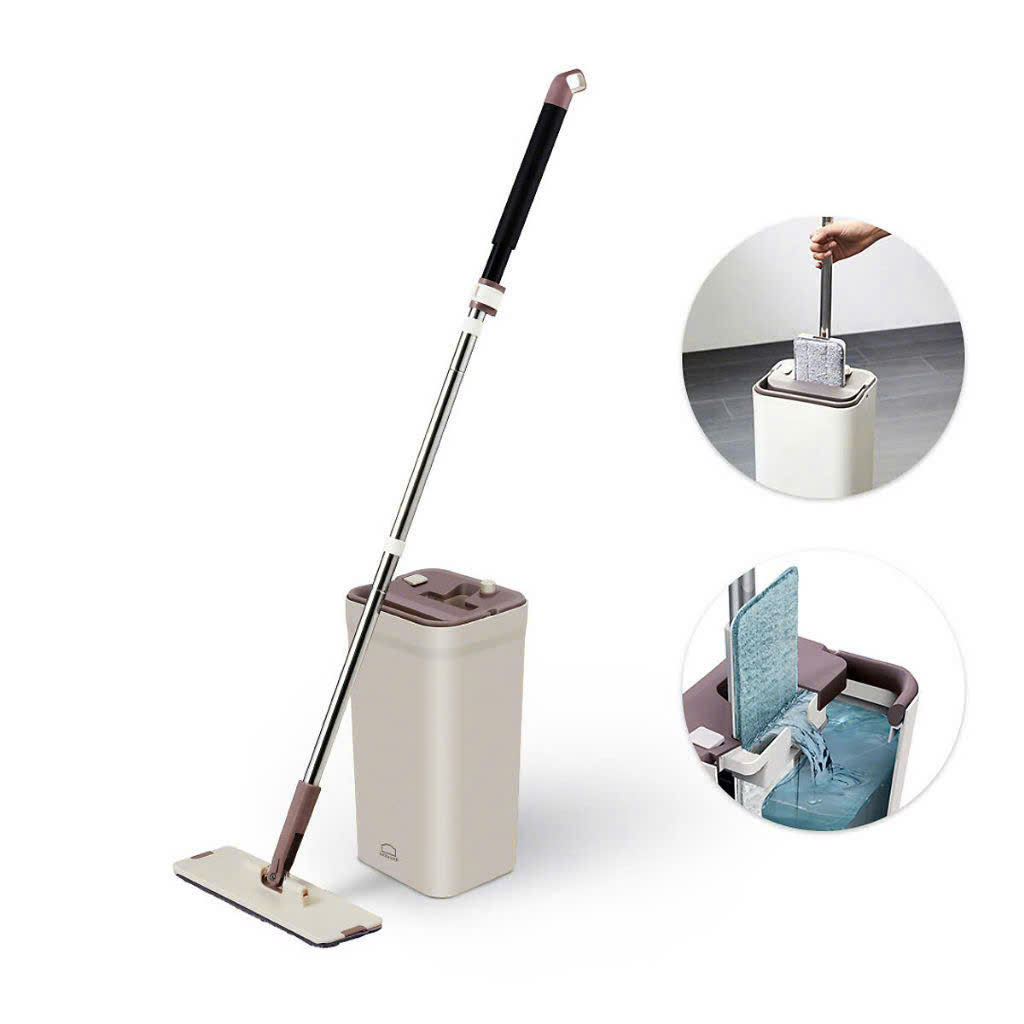 BỘ CÂY LAU NHÀ SQUEEZE FLAT MOP-ETM471