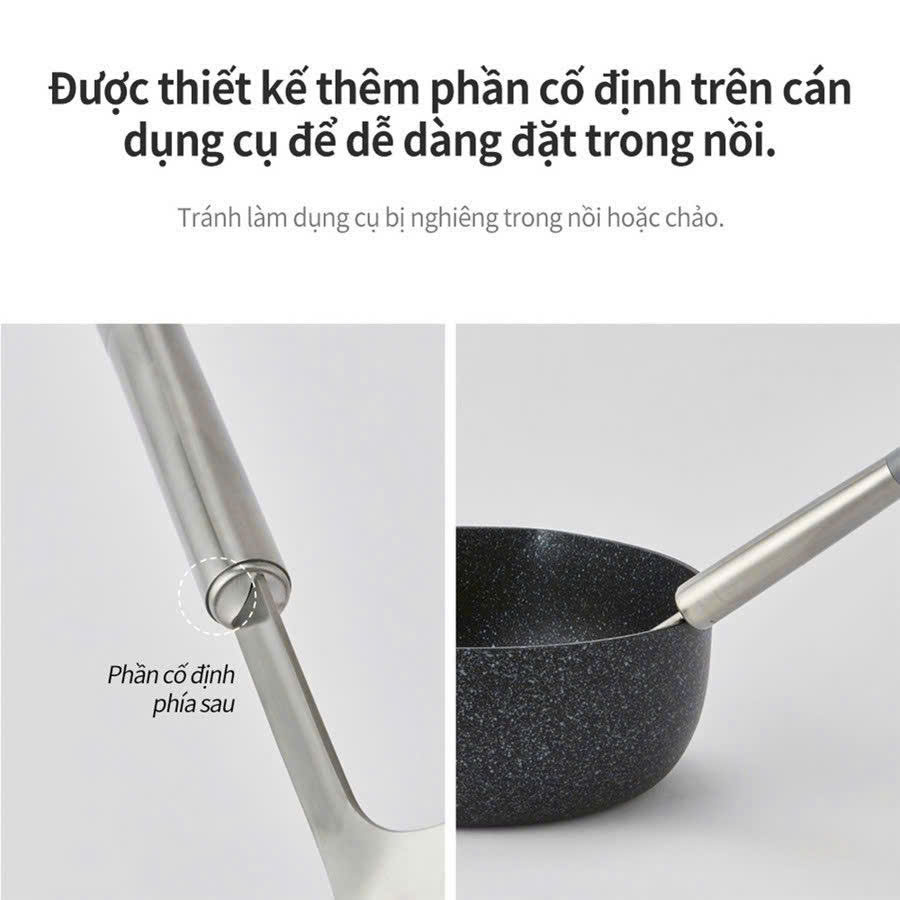 CKT330S01-Bộ dụng cụ nhà bếp 6 món Lock&Lock Kitchen Tools Set - màu xám