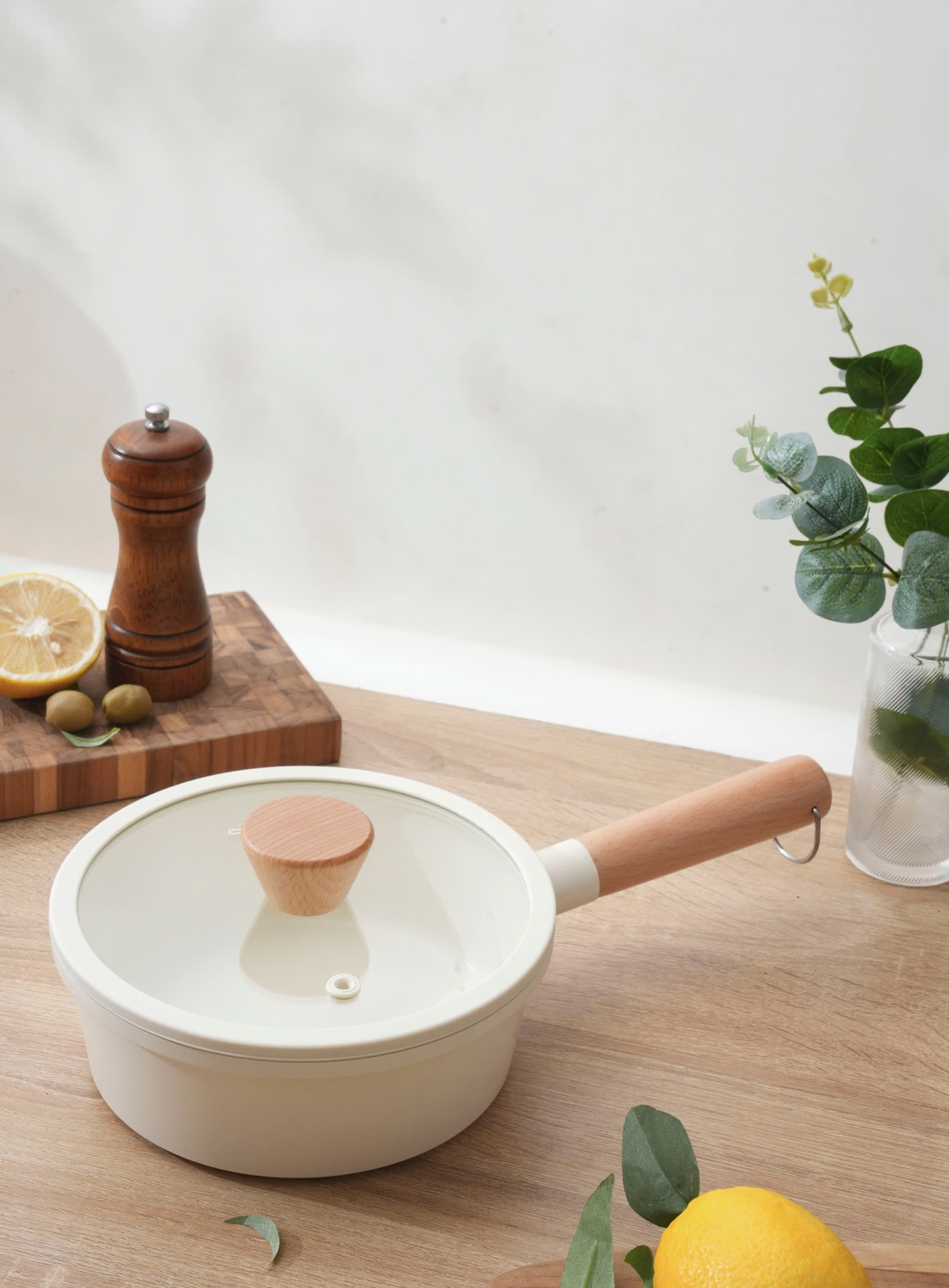 Chảo nhôm đúc thành cao Elegant Kaiyo