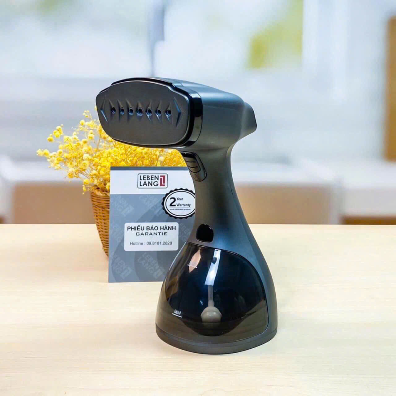 BÀN LÀ HƠI NƯỚC CẦM TAY LEBENLANG ĐỨC LBD528