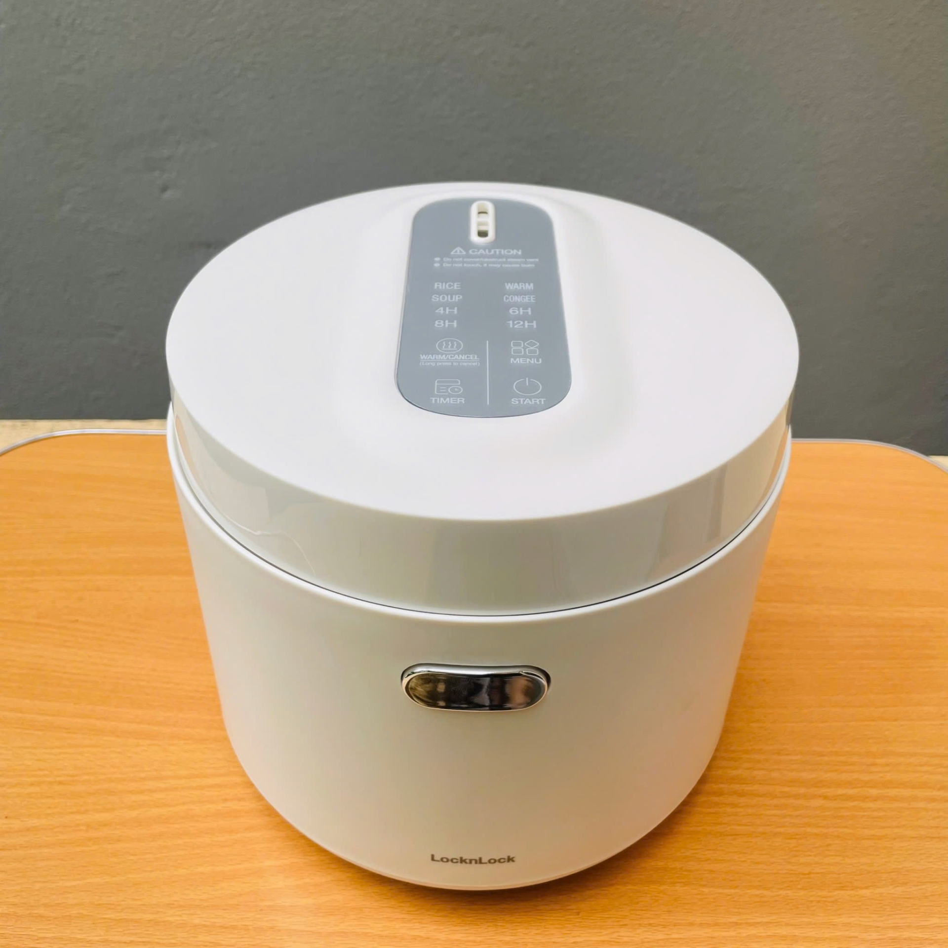 Nồi cơm điện Lock&Lock Bianco Smart rice cooker 1L Màu ngà EJR364IVY