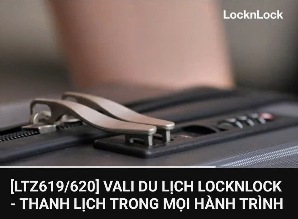 [LTZ619/620] VALI DU LỊCH LOCKNLOCK - MANG CẢ “THẾ GIỚI” CHO MỌI CHUYẾN ĐI