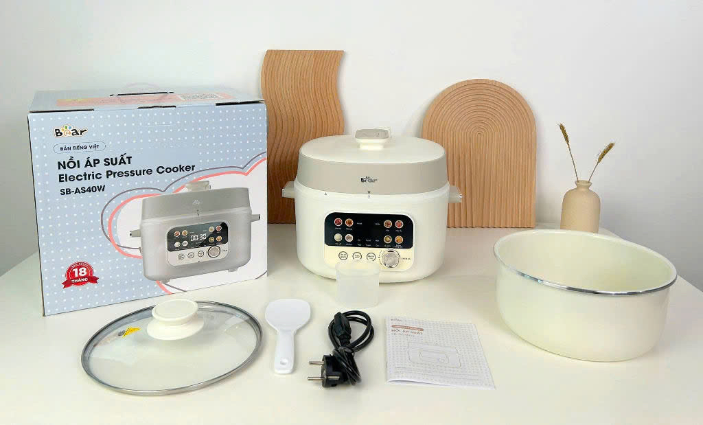 Nồi áp suất 4L Bear SB-AS40W