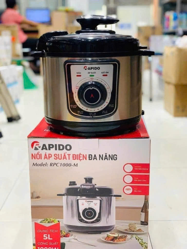 Nồi áp suất điện đa năng Rapido RPC -1000M