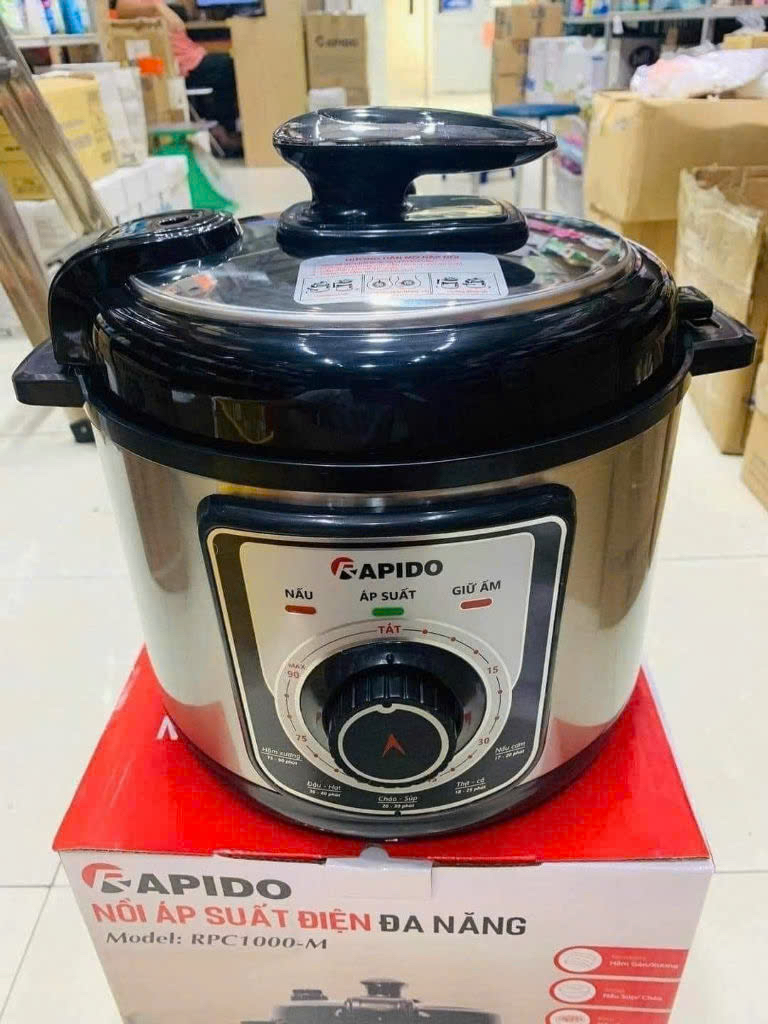 Nồi áp suất điện đa năng Rapido RPC -1000M