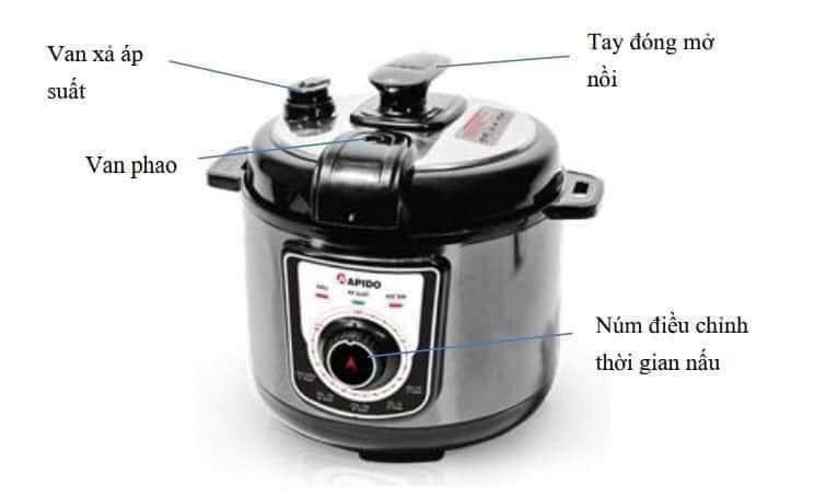 Nồi áp suất điện đa năng Rapido RPC -1000M