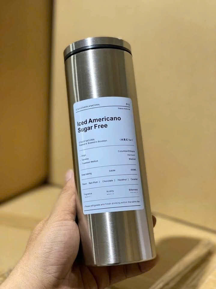 CỐC GIỮ NHIỆT HÌNH TRỤ ICED AMERICANO