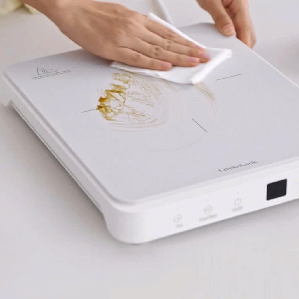 Bếp điện từ LocknLock Bianco Slim Induction Cooker 1850w EJI146WHT