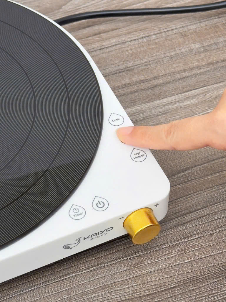 Bếp từ đơn lõi đồng hình nốt nhạc Kaiyo (KIH-4045)