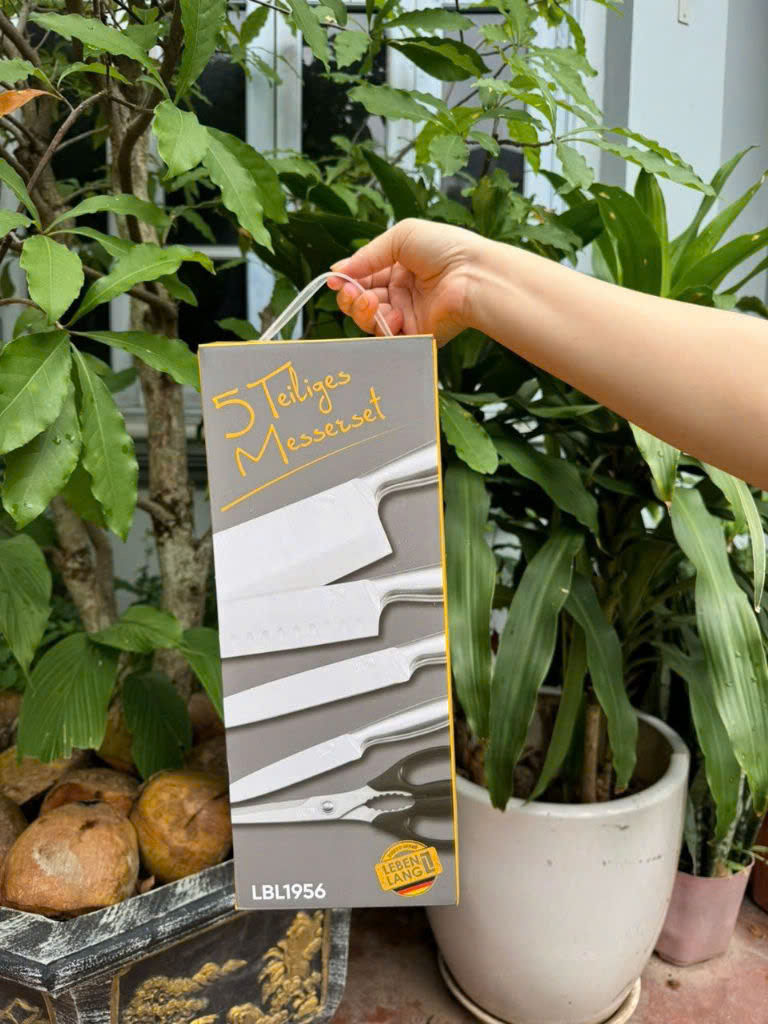 BỘ DAO 6 MÓN Lebenlang đúc liền khối!!!LBL1956