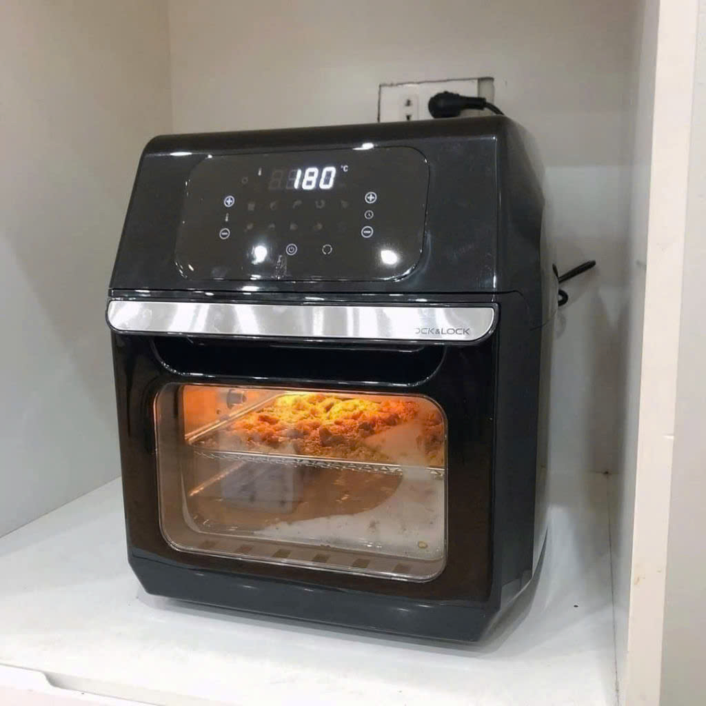 Lò Nướng Không Khí Lock&Lock EJF696 (12 Lít) - Hàng Chính Hãng - Bảo hành 12 tháng.