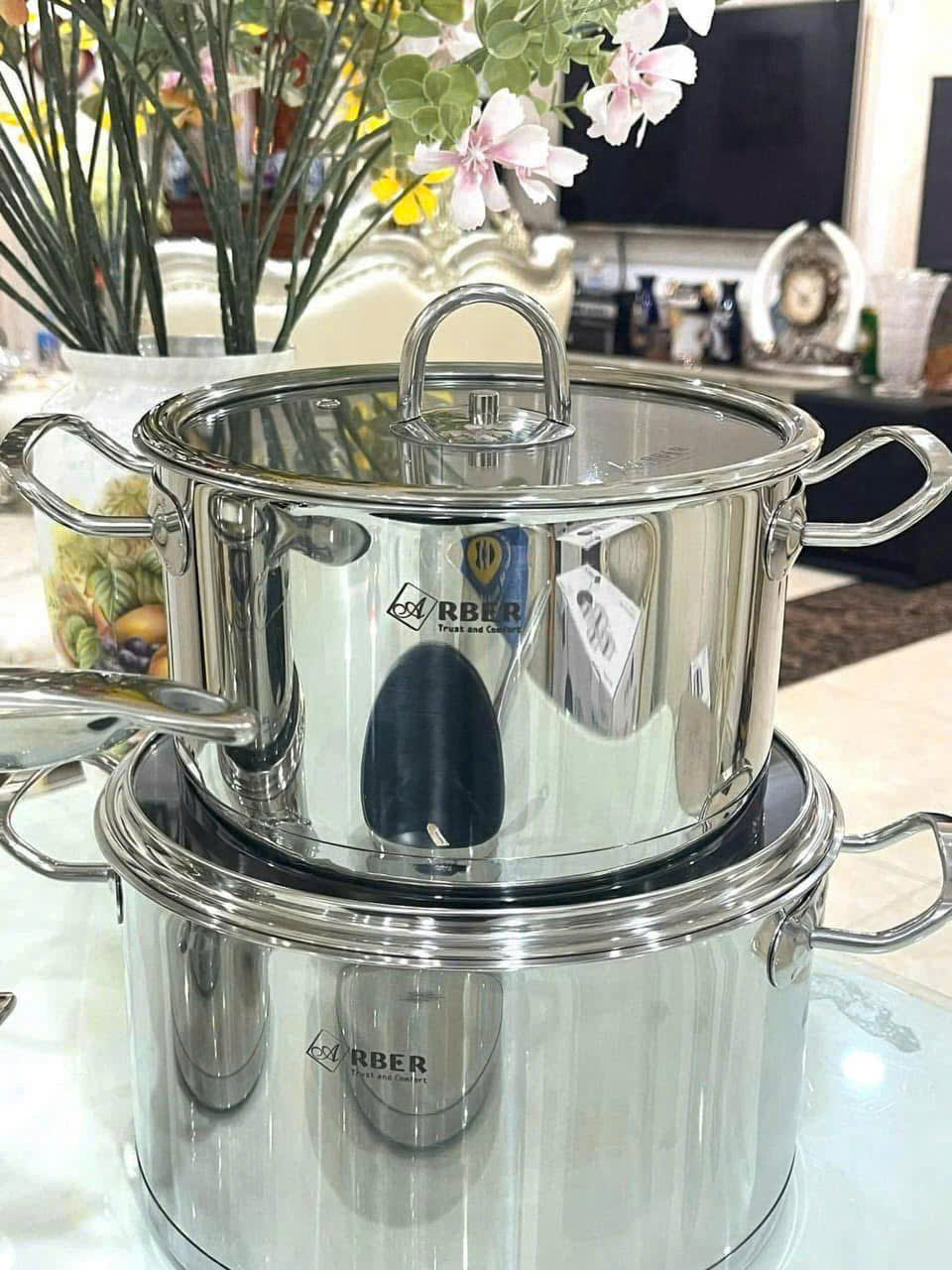 BỘ NỒI INOX 3 ĐÁY AN05BB