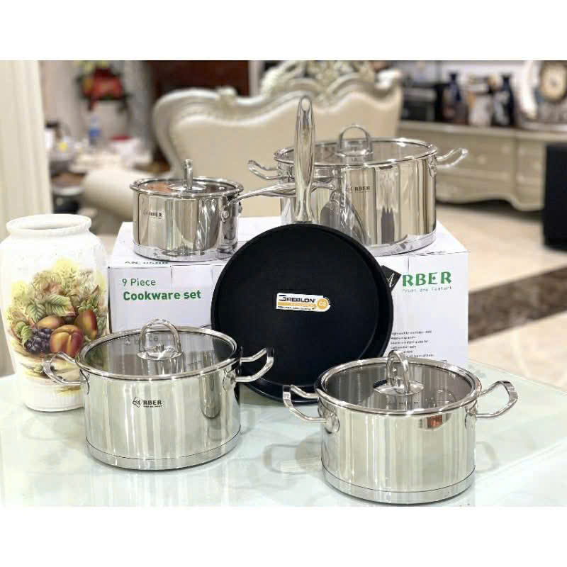 BỘ NỒI INOX 3 ĐÁY AN05BB