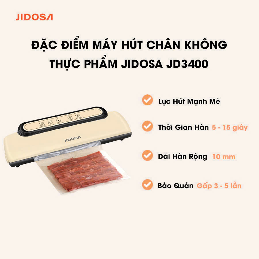 Máy Hút Chân Không Thực Phẩm Gia Đình JIDOSA 100W