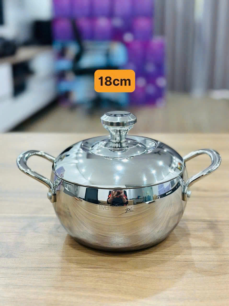 NỒI INOX LIỀN KHỐI HÌNH TÁO FIVESTAR