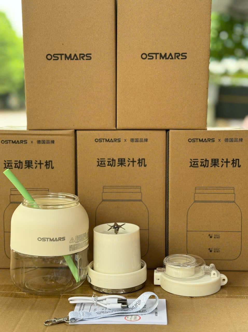 Máy xay sinh tố cầm tay Ostmart bản mới ra mắt
