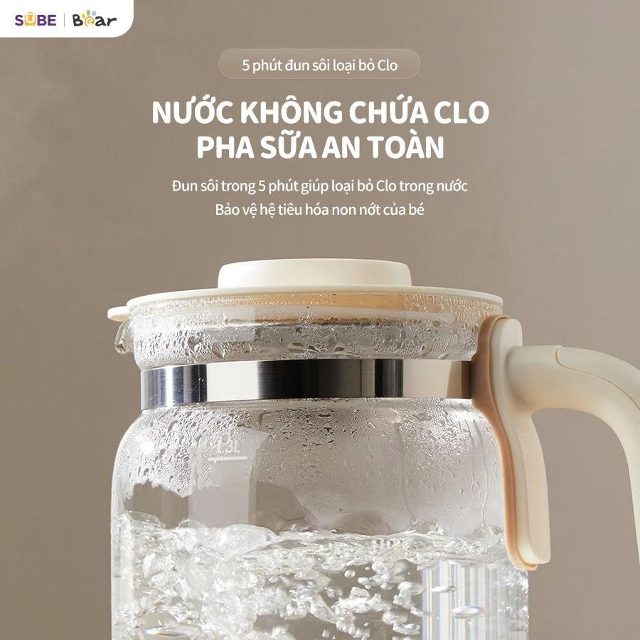 máy đun và hâm sữa Bear WW-4H12W