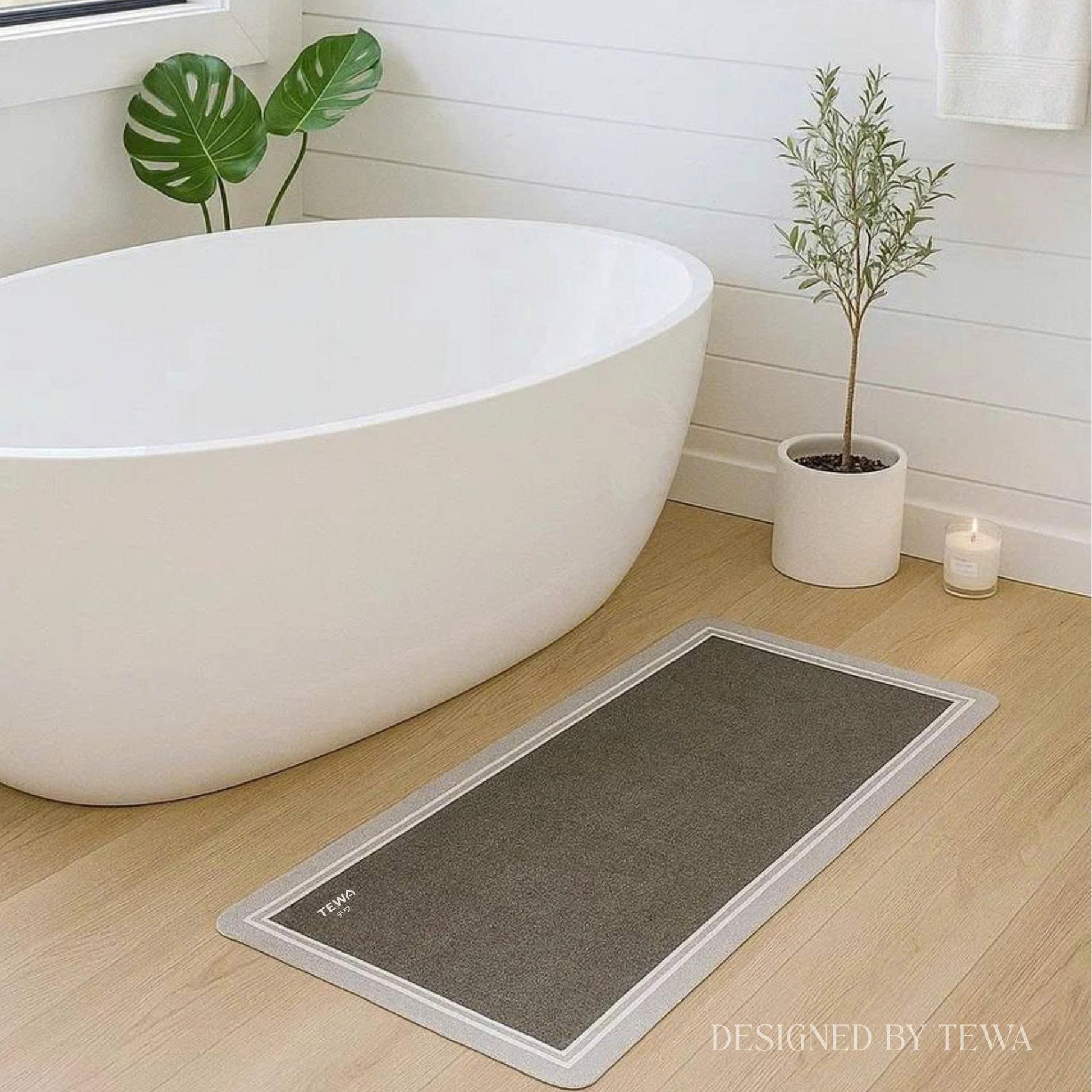 SET 2 THẢM NANO KHÔ NHANH TEWA JAPAN (1 dài + 1 ngắn)