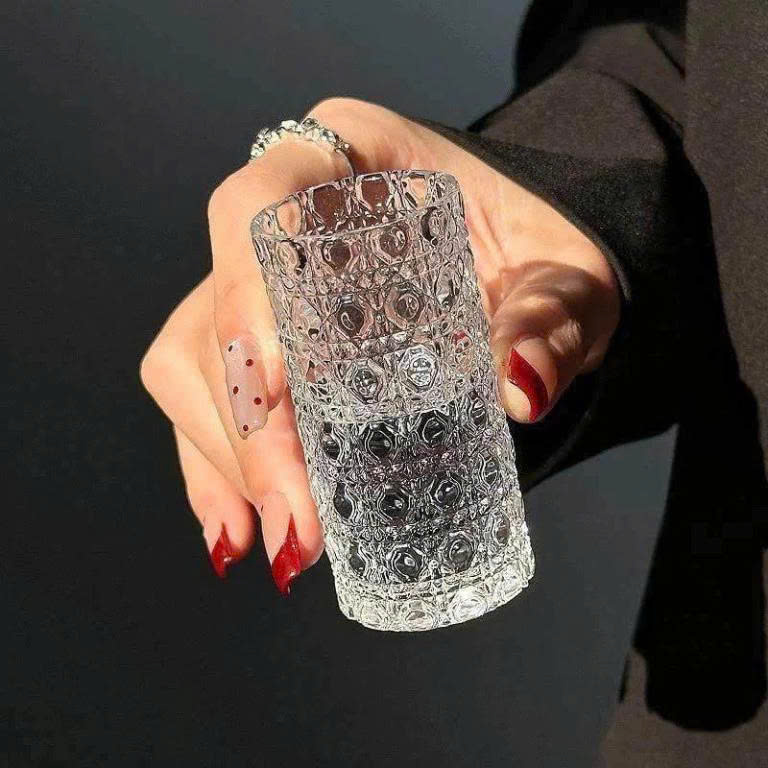 SET 12 LY RƯỢU THỦY TINH VÂN NỔI CAO CẤP – SANG TRỌNG TỪNG CHI TIẾT