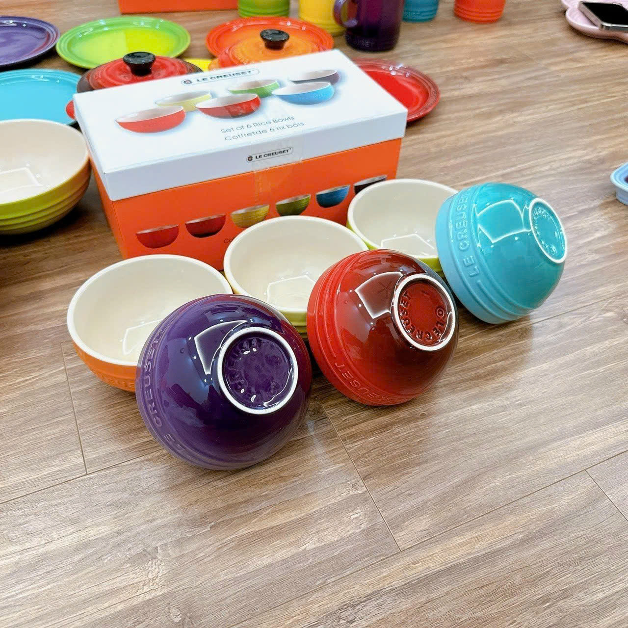 Bộ 6 chiếc bát cầu vồng Le Creuset
