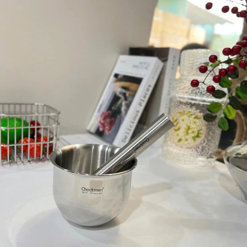Bộ cối inox nhà chockmen