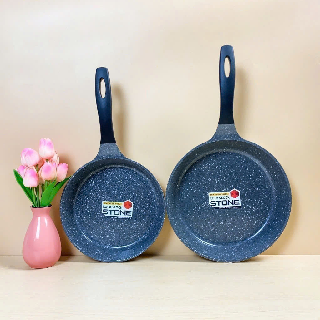 CHẢO ĐÁ 7 LỚP LOCK&LOCK STONE - 30cm