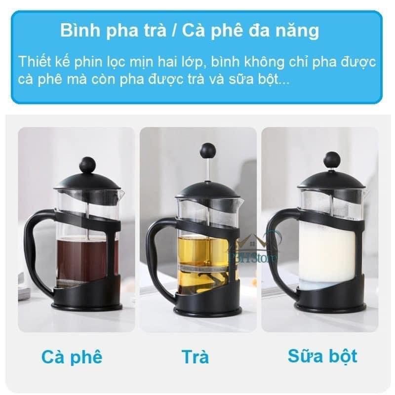 Bình thuỷ tinh pha trà, cafe đa năng 800ml Lock&Lock LLG018