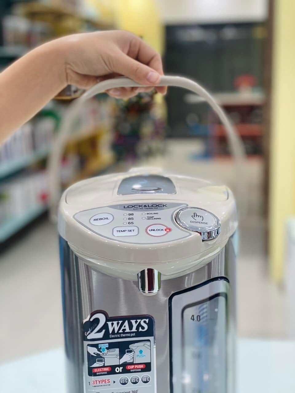 Bình thuỷ điện 5L Lock&Lock EJK582