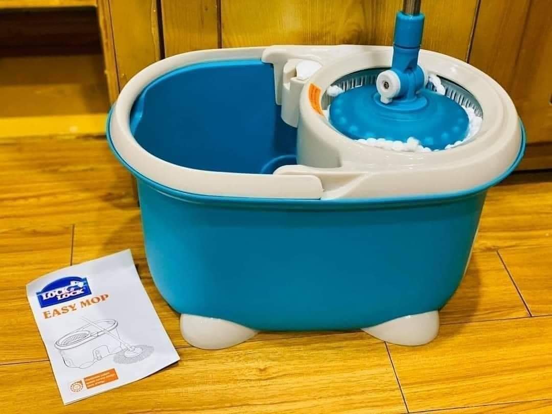 Cây lau nhà 360 độ Lock&Lock MOP-Q2-1 XANH DƯƠNG