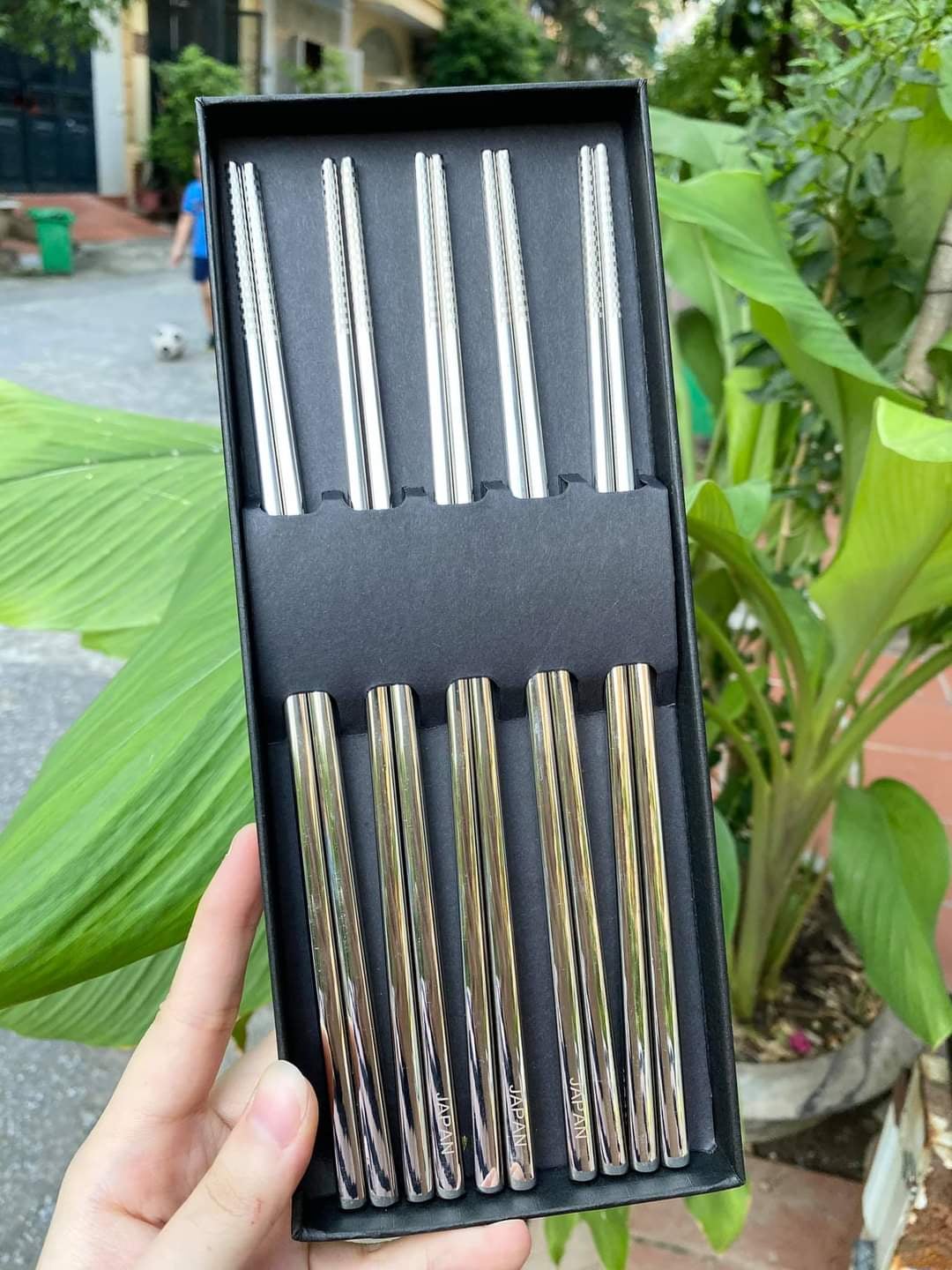 Set 5 đôi đũa inox Nhật