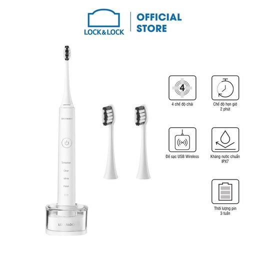 Set 4 đầu bàn chải ENR346 Lock&lock