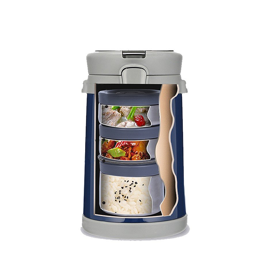 Bộ hộp cơm giữ nhiệt LOCK&LOCK EASY CARRY KÈM TÚI 2.0L LHC8039