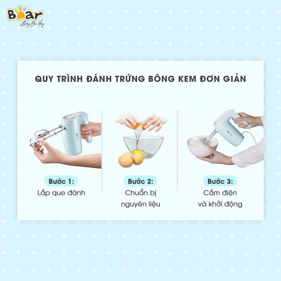 MÁY ĐÁNH TRỨNG CẦM TAY BEAR DDQ-B02P5