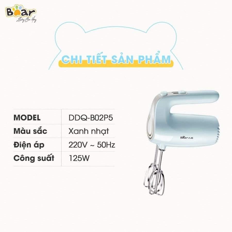 MÁY ĐÁNH TRỨNG CẦM TAY BEAR DDQ-B02P5