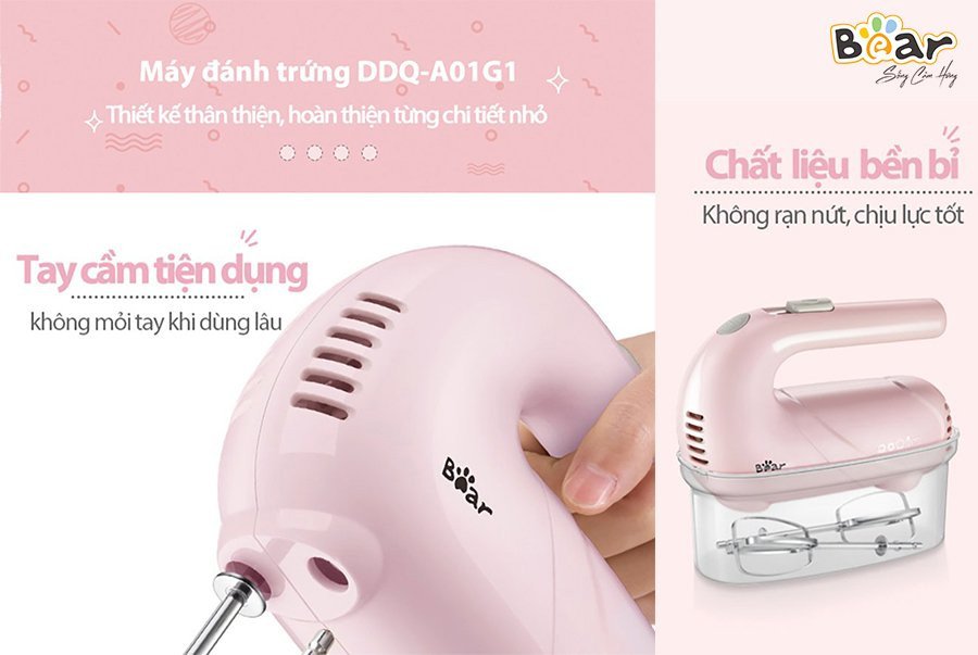 Máy đánh trứng Bear SML DDQ-A01G1