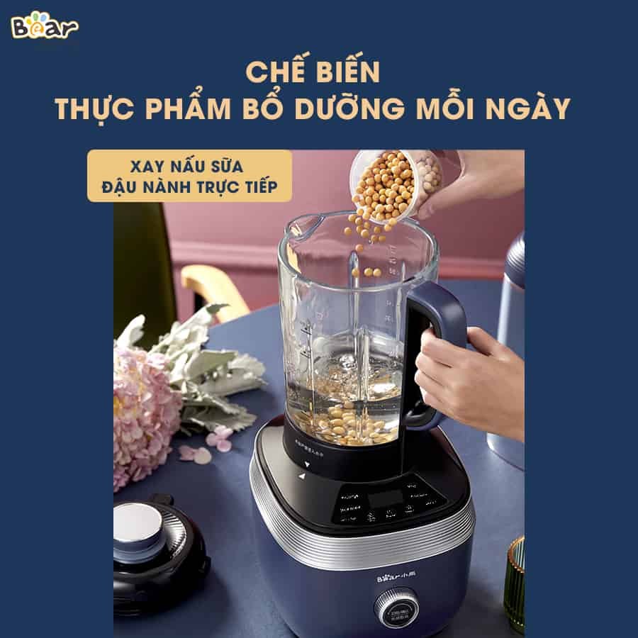 May nấu sữa hạt Bear đa năng 7in1 PBJ-B06S2