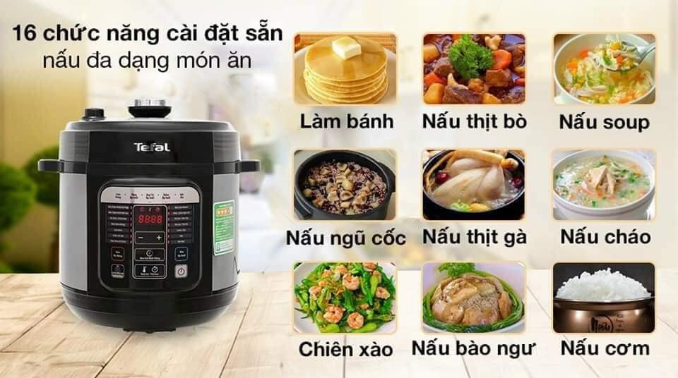 Áp suất điện Tefal 6L cao cấp