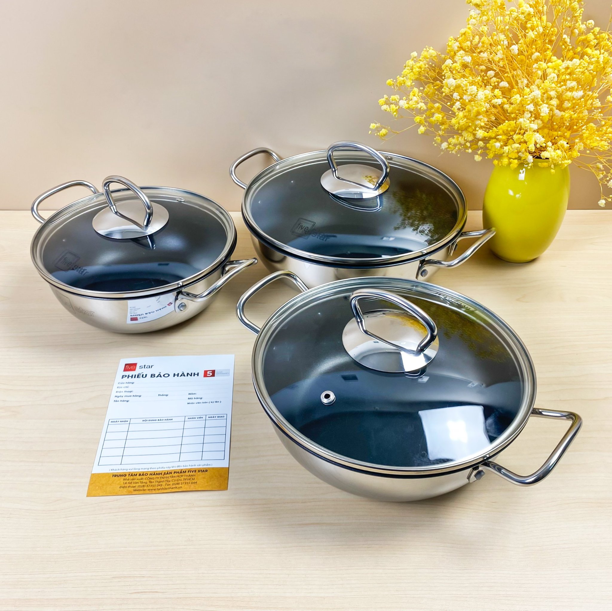 Nồi chảo fivestar size 18cm