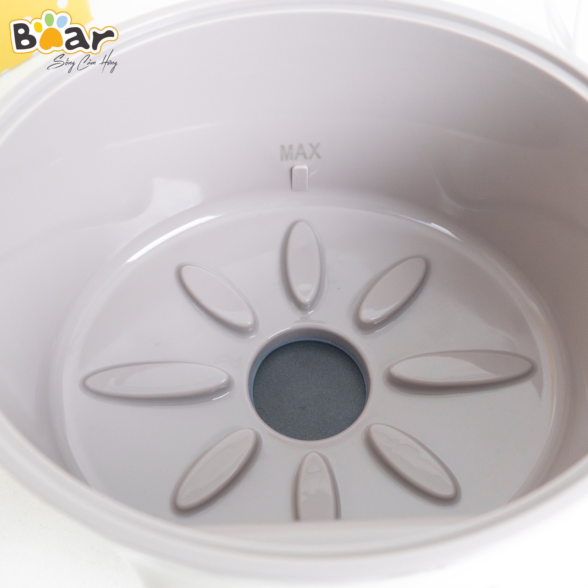 Nồi Nấu Chậm Bear 1,6L SUBE002 (Có Lồng Hấp)