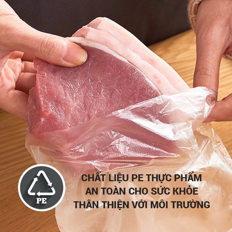 Set 50 túi nilon bảo quản thực phẩm cỡ M hàng Nhật