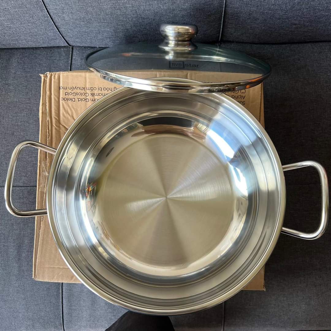 Nồi lẩu inox Five Star 3 đáy 30cm