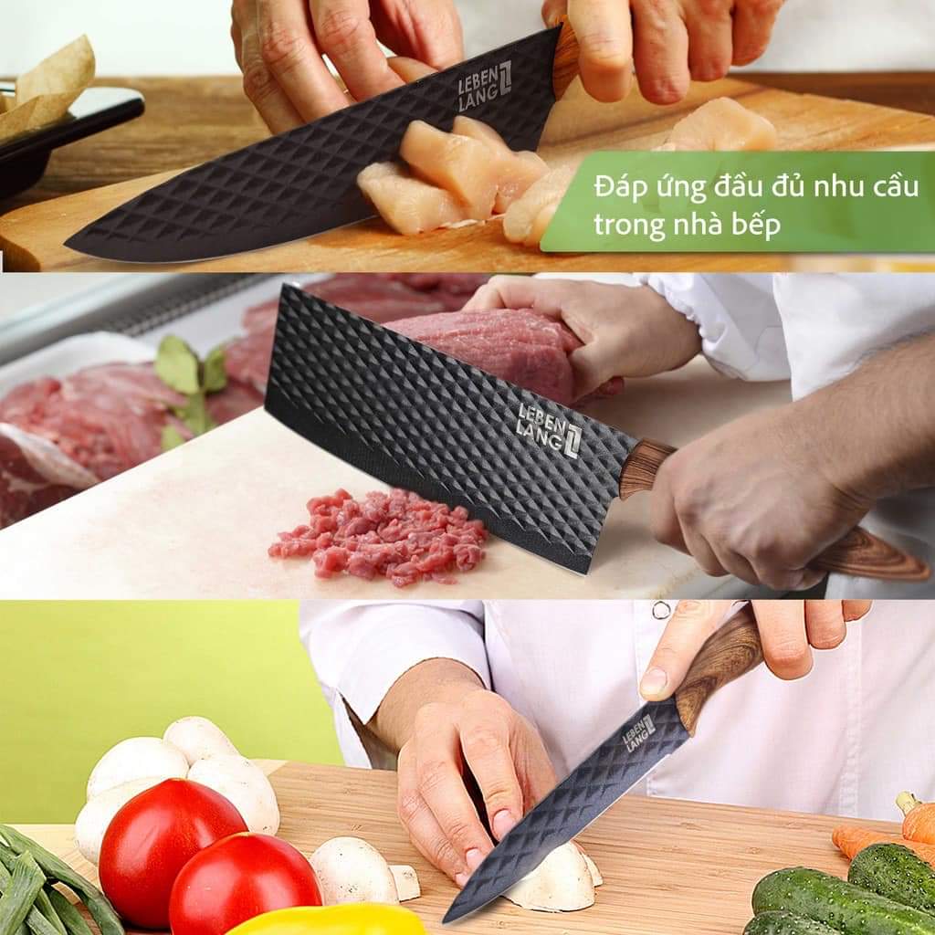 Bộ dao làm bếp 7 món LEBENLANG