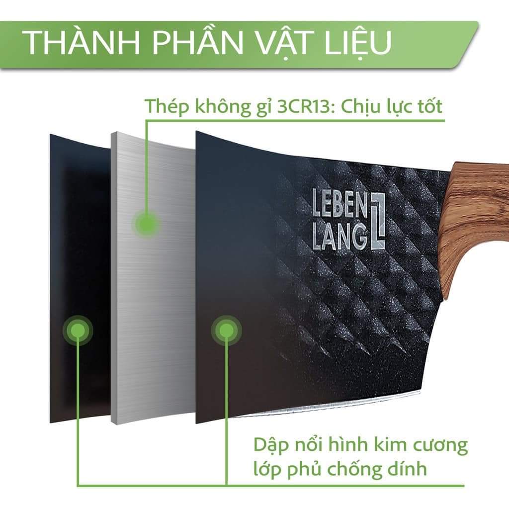 Bộ dao làm bếp 7 món LEBENLANG